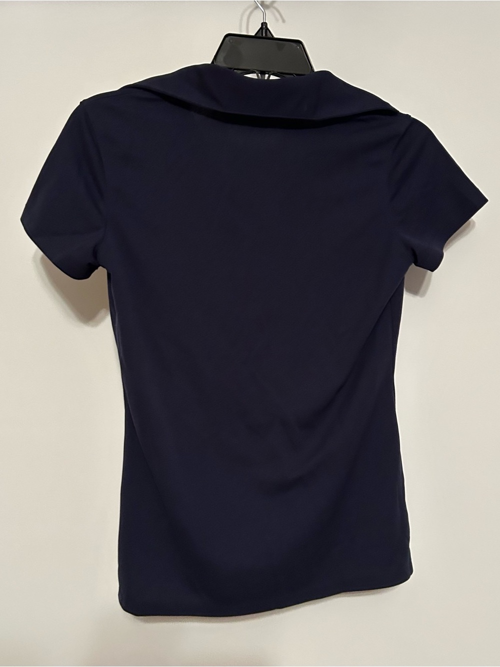 Lady Hagen Navy Short Sleeve Polo Top